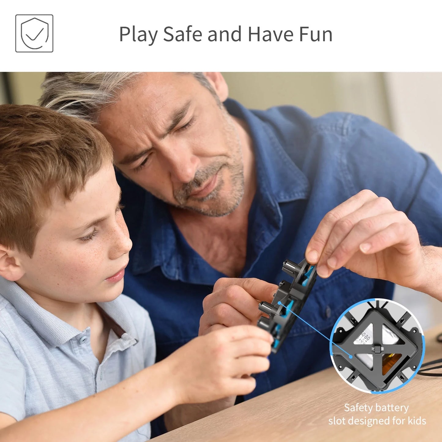H823H Mini Drone for Kids, Radio Control Quadcopter for Beginners with Altitude Hold, Headless Mode, 3D Flips, One Key Return and Speed Adjustment