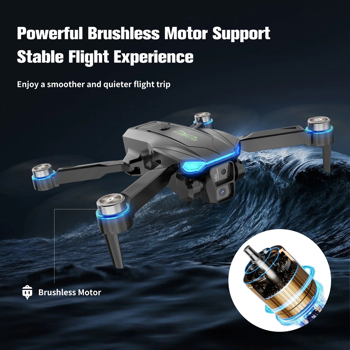 2.4G 4Ch Dual Camera, Remote Control Quadcopter ,High Definition Airplane ,Rc Drone Gifts Toys,3 Battery
