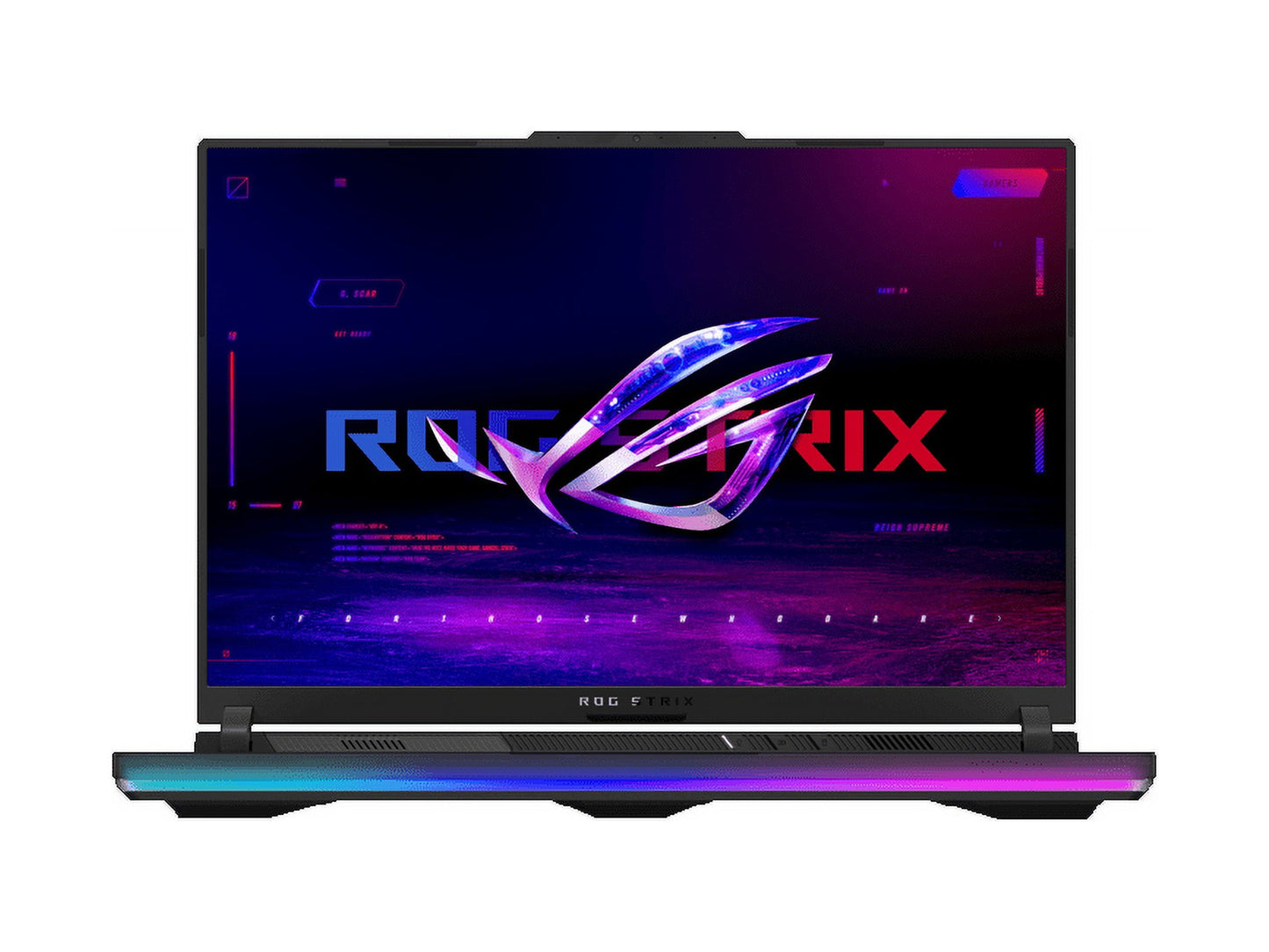 ROG Strix SCAR 16 G634JZR-XS96 - Intel Core I9 - I9-14900Hx / up to 5.8 Ghz - Win 11 Pro - Geforce RTX 4080 - 32 GB RAM - 1 TB SSD Nvme, Raid 0 Configuration, Performance - 16" 2560 X 1600 (WQXGA) @ 240 Hz - 2.5 Gigabit Ethernet - Wi-Fi 6E, Bluetooth