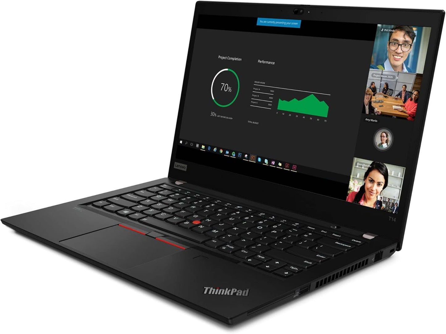 Thinkpad T14 Gen 2 14" FHD 300Nits Business Laptop, Intel Quad-Core I5-1135G7 (Beat I7-1065G7), 24GB DDR4 RAM, 1TB Pcie SSD, Wifi6, BT5.2, Backlit Keyboard, Windows 10 Pro, Conference Speaker