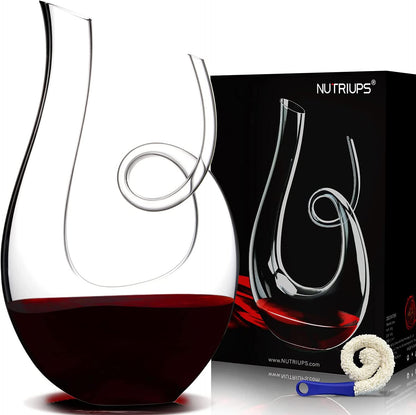 Wine Decanter, Hand Blown Swan Red Wine Decanters, Carafe Decanter for Wine