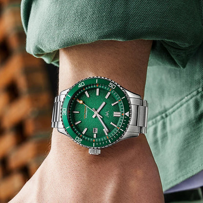 WM Watch Dive Watch Automatic Mechanical Watches Man Diving Watch Sapphire Stainless Steel Diver  Wrist Watch WM046