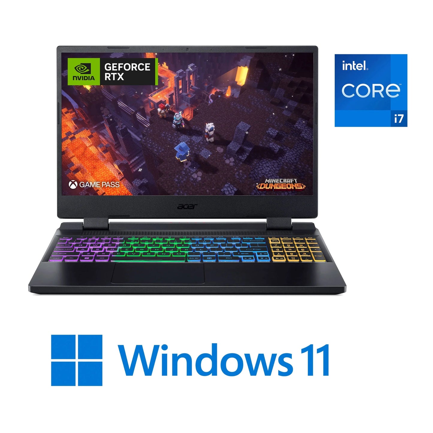 Nitro 5 Gaming Laptop, 15.6" Full HD IPS 144Hz Display, 12Th Gen Intel Core I7-12650H, NVIDIA Geforce RTX 4050 Laptop GPU, 16GB DDR5, 1TB Pcie Gen 4 SSD, Windows 11 Home, AN515-58-75NM