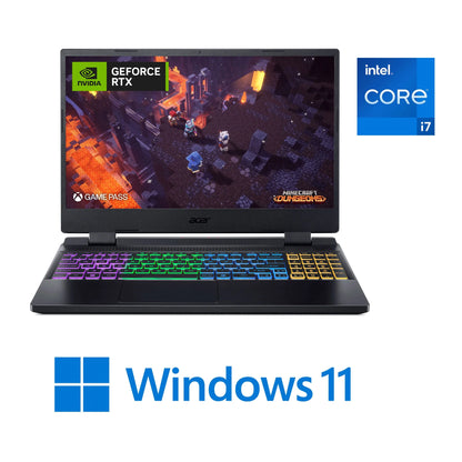 Nitro 5 Gaming Laptop, 15.6" Full HD IPS 144Hz Display, 12Th Gen Intel Core I7-12650H, NVIDIA Geforce RTX 4050 Laptop GPU, 16GB DDR5, 1TB Pcie Gen 4 SSD, Windows 11 Home, AN515-58-75NM