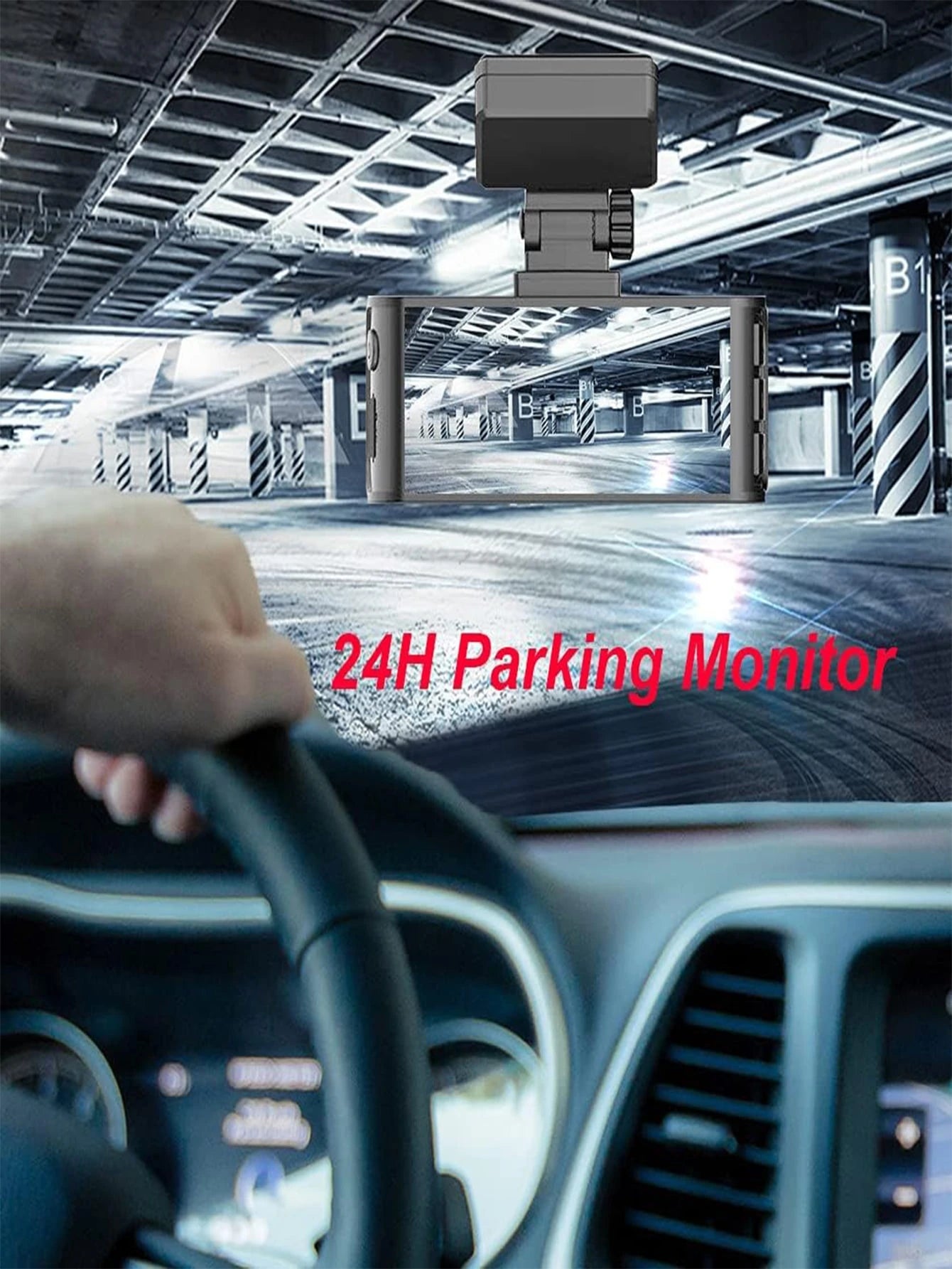 [F7NP 4K Dash Cam+Type-C Hardwire Kit]Redtiger F7NP 4K Dash Cam with Wi-Fi GPS Front and Type-C Hardwire Kit