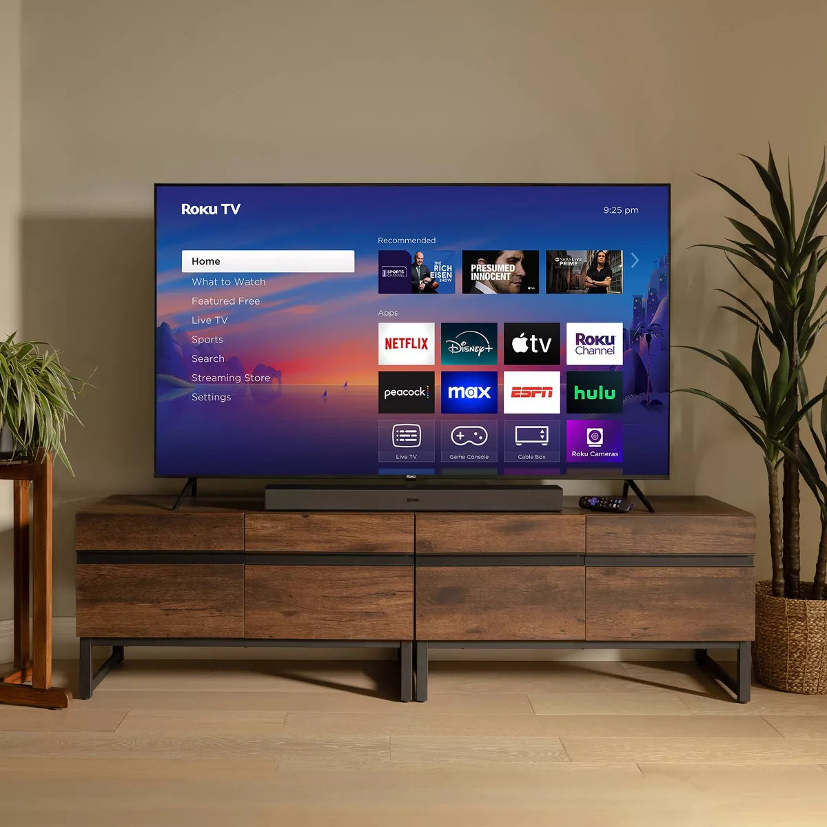 Roku 55" Select Series 4K HDR Smart Roku TV with Roku TV Remote