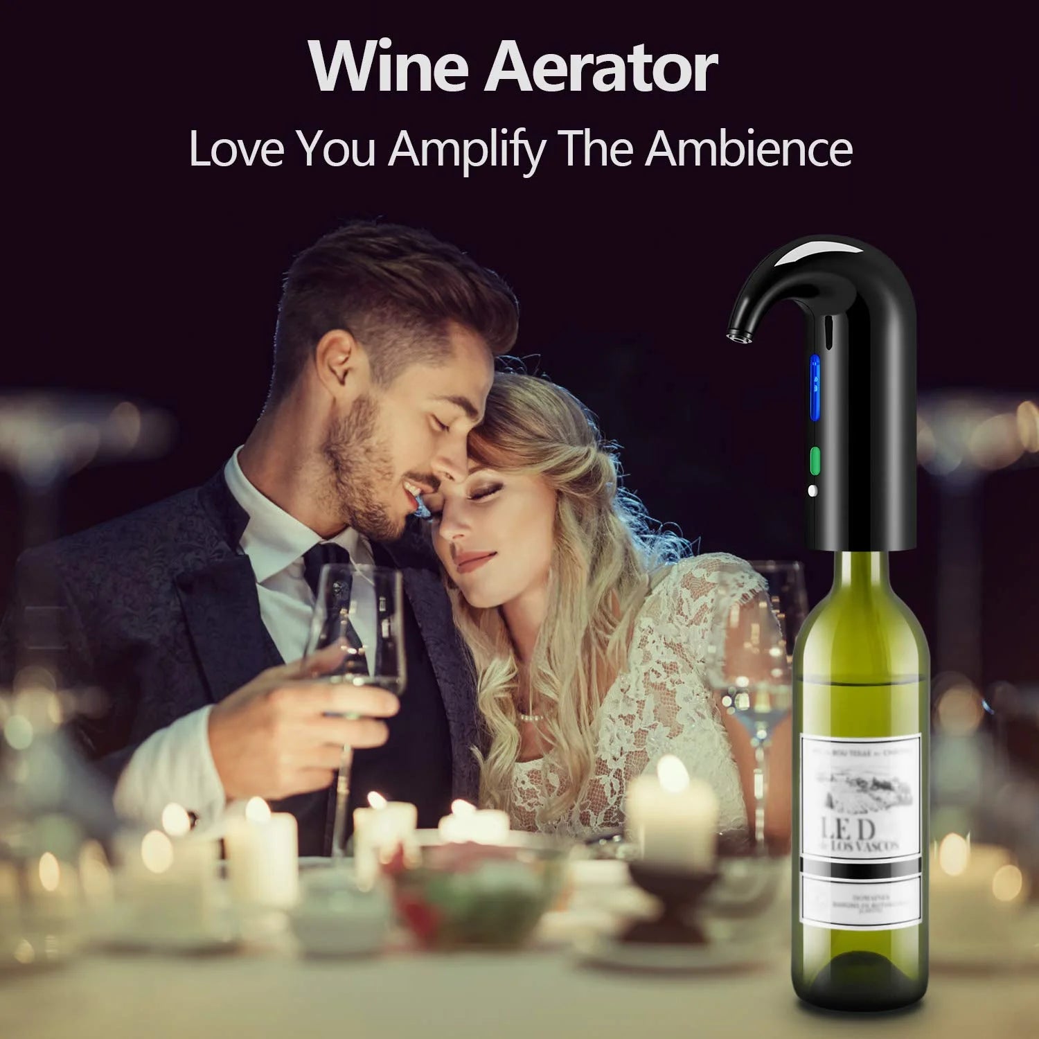Wine Aerator, Electric Wine Decanter, Wine Dispenser, Wine Pourer, Wine Accessories Wine Gifts for Wine Lovers