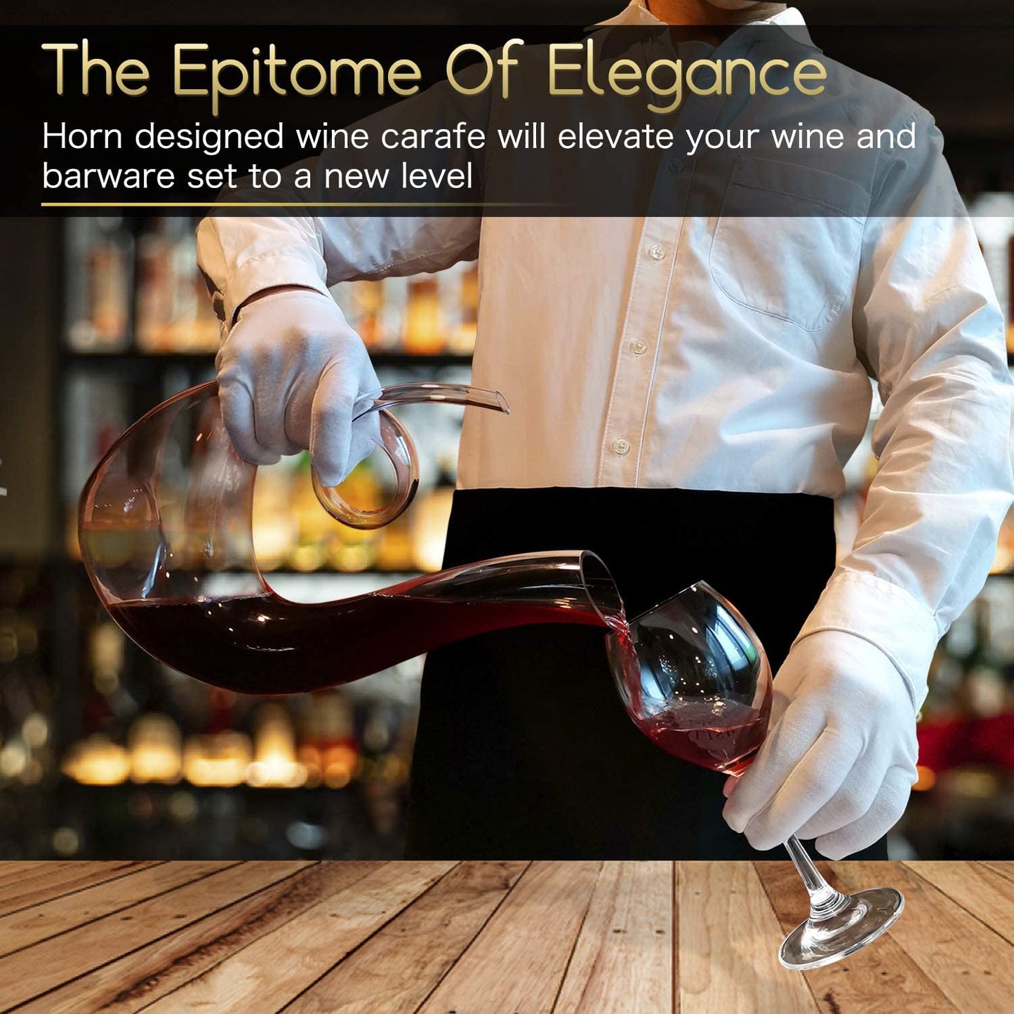 Wine Decanter, Hand Blown Swan Red Wine Decanters, Carafe Decanter for Wine