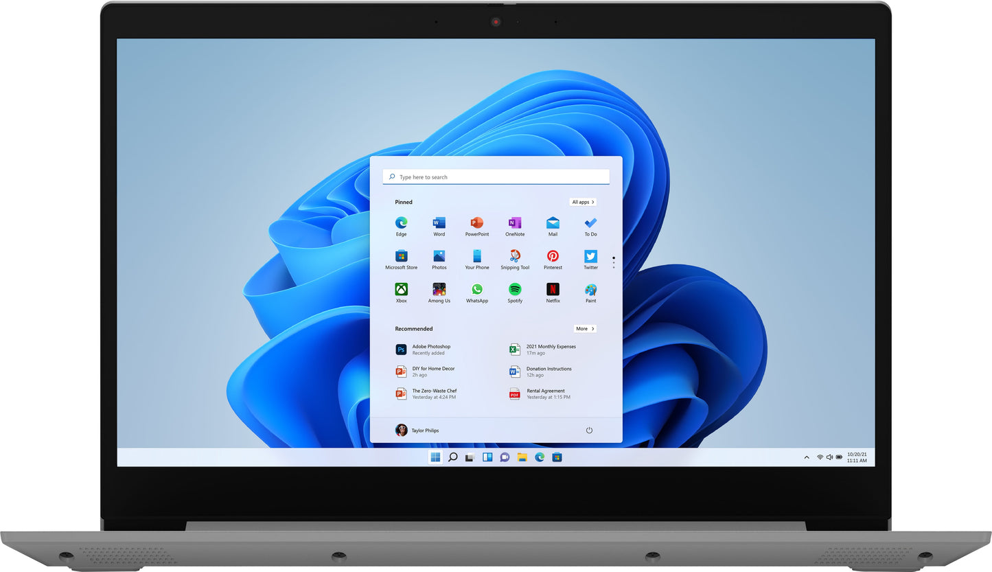 Ideapad 3 15.6" Touchscreen/ Laptop Computer/ 11Th Gen Intel I3-1115G4 (Beat I5-8250U)/ 8GB DDR4/ 256GB SSD/ Webcam/ Wifi / Bluetooth/ Win 10 Platinum Grey with Ultratech Mouse Pad Bundled