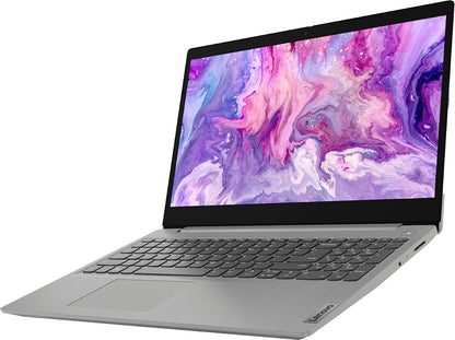Ideapad 3 15 Laptop, 15.6” FHD Display, AMD Ryzen 3 3250U Processor, 8GB DDR4 RAM, 256GB Pcie SSD, Webcam, HDMI, Wifi 5, Light Weight, Platinum Grey, Windows 10