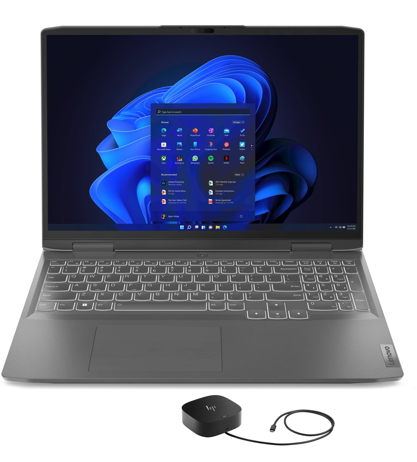 LOQ 16IRH8 Gaming Laptop (Intel I7-13620H 10-Core, 16.0In 144 Hz Wide UXGA (1920X1200), Geforce RTX 4050, 16GB DDR5 5200Mhz RAM, Win 10 Pro) with G5 Essential Dock