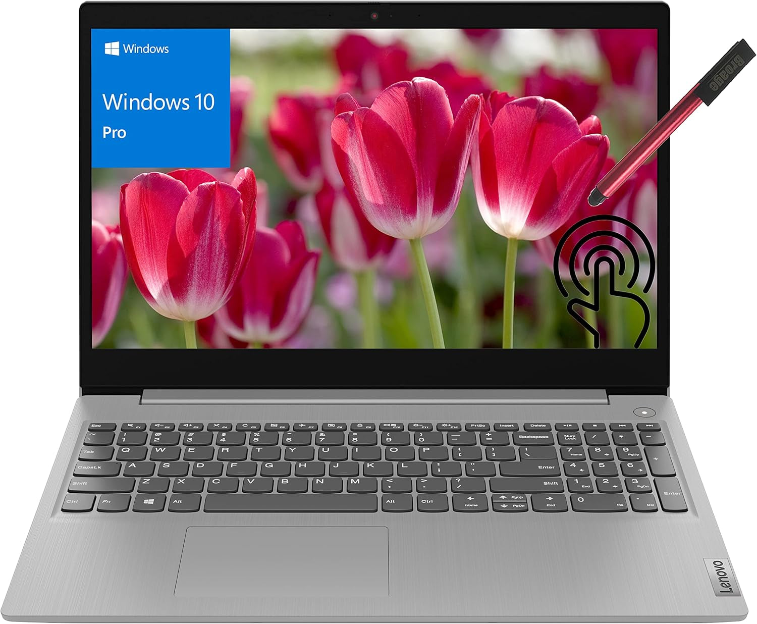 2022 Newest Ideapad 3 15 15.6" Touchscreen Windows 10 Pro S Business Laptop, Intel Core I3-1115G4 (Beat I5-10210U), 8GB DDR4 RAM, 256GB Pcie SSD, 802.11AC Wifi, Platinum Grey,64Gb Flash Stylus