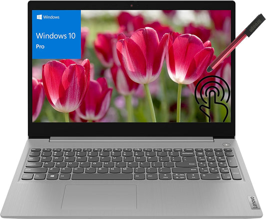 2022 Newest Ideapad 3 15 15.6" Touchscreen Windows 10 Pro S Business Laptop, Intel Core I3-1115G4 (Beat I5-10210U), 8GB DDR4 RAM, 256GB Pcie SSD, 802.11AC Wifi, Platinum Grey,64Gb Flash Stylus