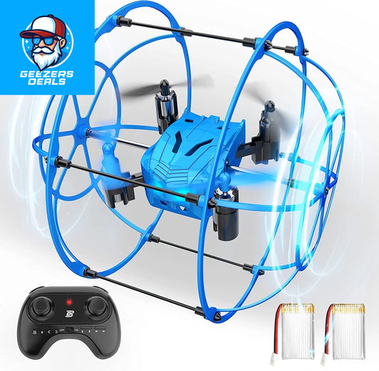 Mini Flying Motorcycle Drone for Kids Ages 8-12 with Rechargeable Batteries